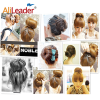 Alileader Hot moda magiczny przyrząd do koka z włosów ekspres akcesoria Chignon Magique pączek do włosów dla kobiet narzędzia do stylizacji włosów biały/brązowy 6